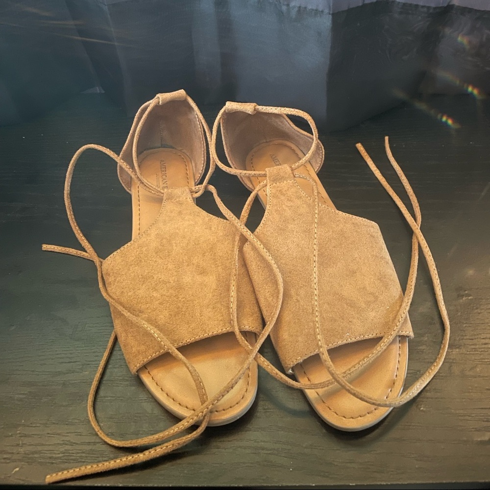 Wrap around the leg sandals